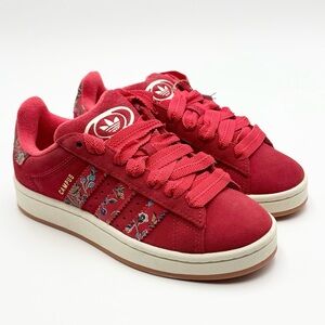 ADIDAS Campus OOS X Liberty London Shoes - Semi Lucid Red, Floral NWT NO BOX